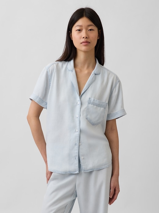 Image number 1 showing, Poplin PJ Shirt