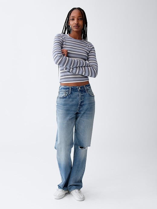 Image number 8 showing, Relaxed Straight Jeans