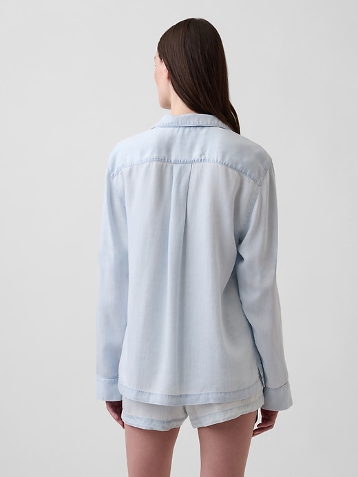 Image number 3 showing, Poplin PJ Shirt