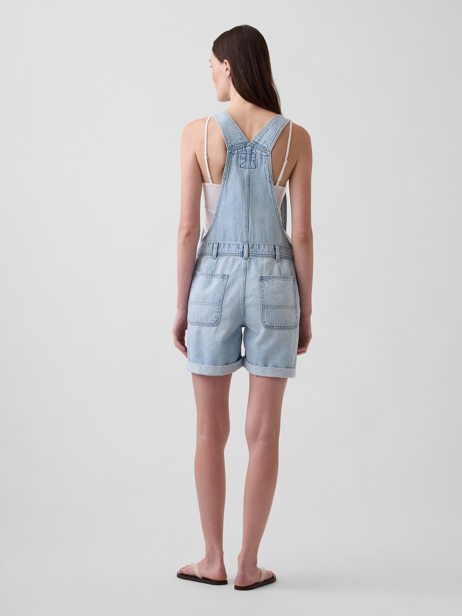 UltraSoft Denim Loose Shortalls