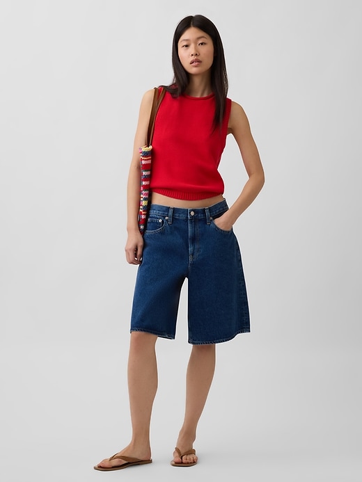 L'image numéro 2 présente Gilet en tricot 100 % coton