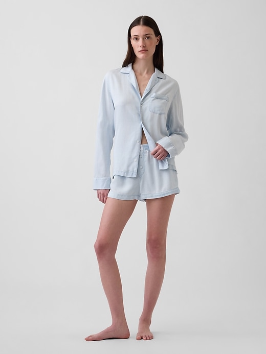 Image number 1 showing, Poplin PJ Boxer Shorts