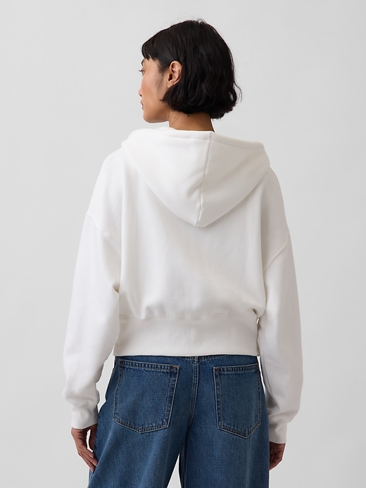 L'image numéro 3 présente Veste à capuchon VintageDoux à couture biseautée