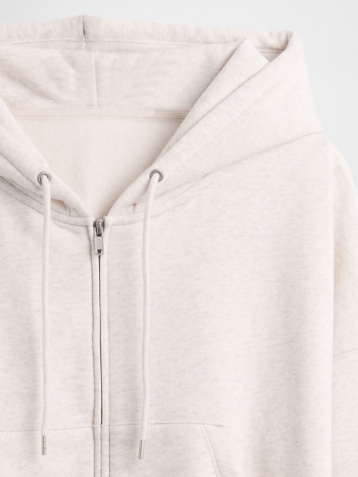 L'image numéro 4 présente Veste à capuchon VintageDoux à couture biseautée