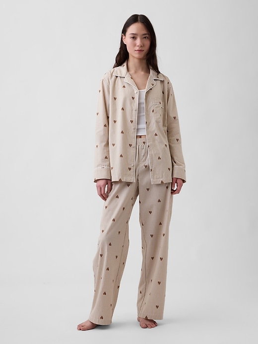 Image number 4 showing, Poplin PJ Shirt