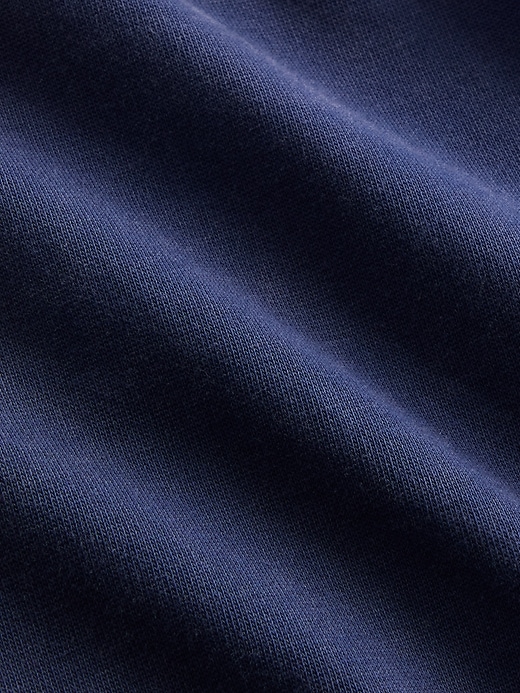 L'image numéro 5 présente Pantalon en coton ouaté à jambe large en jersey bouclette VintageDoux