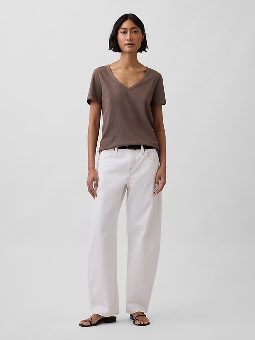 Image number 2 showing, Organic Cotton VintageSoft V-Neck T-Shirt