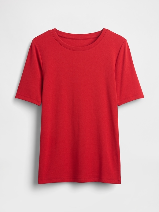 L'image numéro 5 présente T-shirt ras du cou moderne