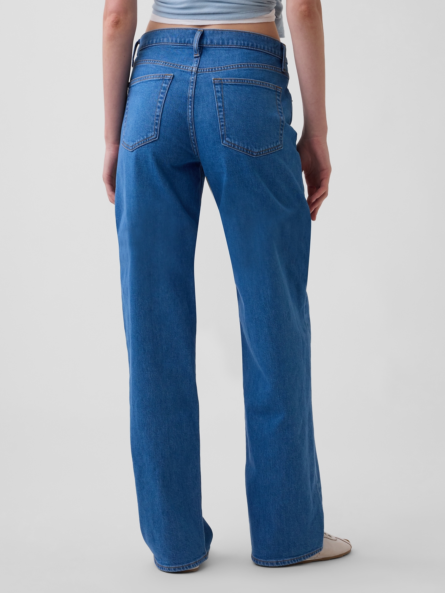 Low Rise '90s Loose Jeans