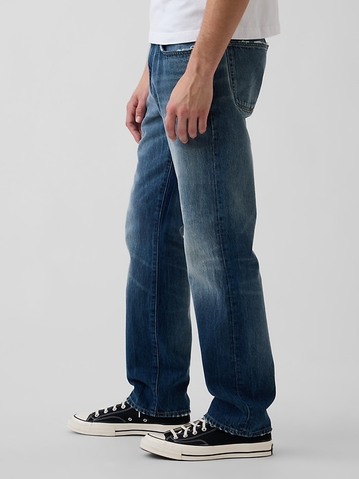 Image number 3 showing, Relaxed Straight Jeans