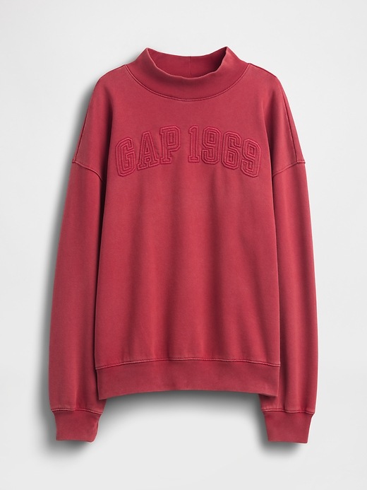 Image number 5 showing, Heavyweight French Terry Oversized Mockneck Sweatshirt