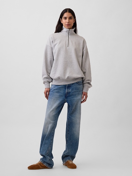 Adult Heavyweight Oversized Quarter-Zip Pullover | Gap