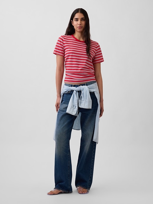 L'image numéro 2 présente T-shirt VintageDoux en coton biologique