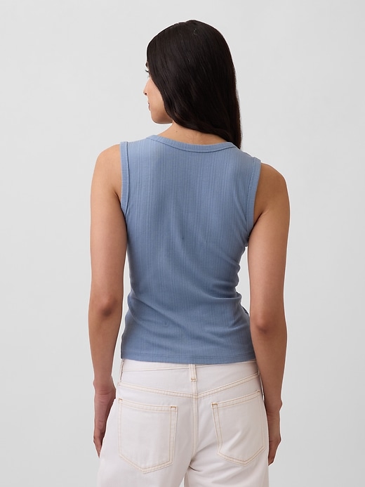 L'image numéro 3 présente Camisole côtelée moderne