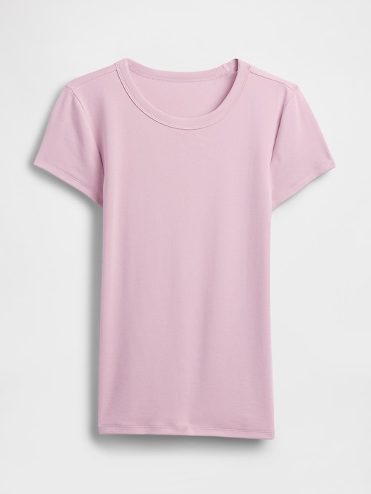 L'image numéro 4 présente T-shirt ras du cou moderne