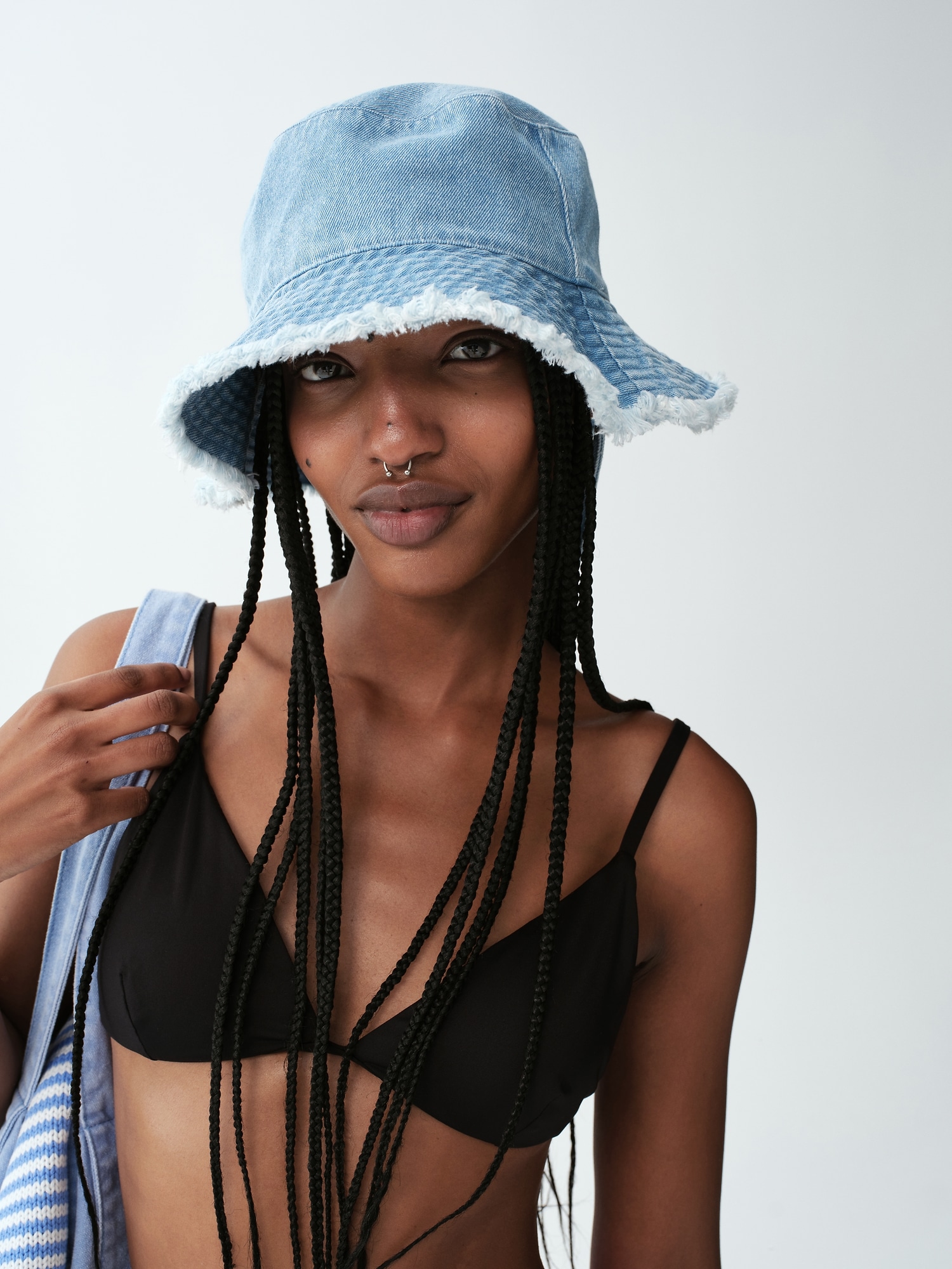 Frayed Bucket Hat