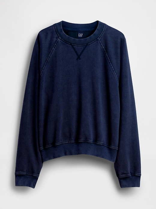 L'image numéro 5 présente Chandail à manches raglan en jersey bouclette VintageDoux