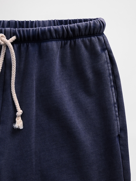 L'image numéro 5 présente Pantalon de jogging décontracté en jersey bouclette VintageDoux