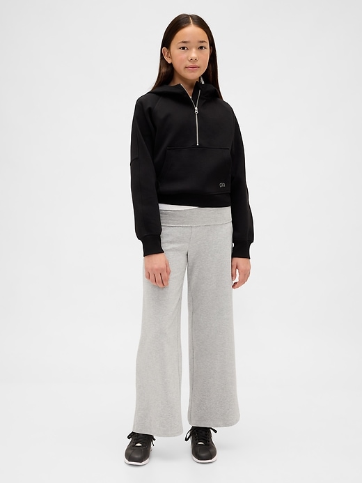 L'image numéro 1 présente Legging à jambe large et taille rabattable pour Enfant