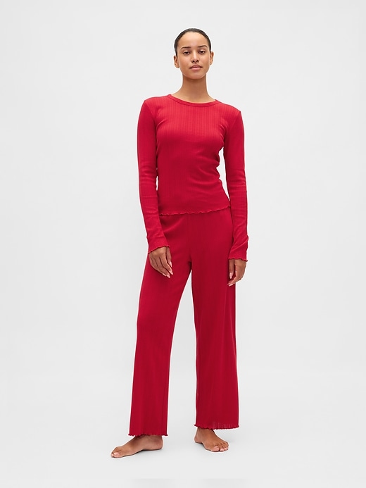 Image number 5 showing, Pointelle PJ Top