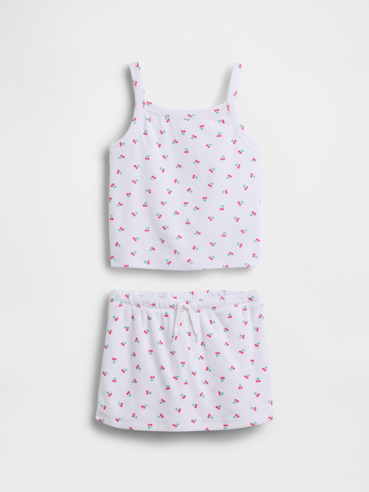 Kids Towel Terry Skort Outfit Set