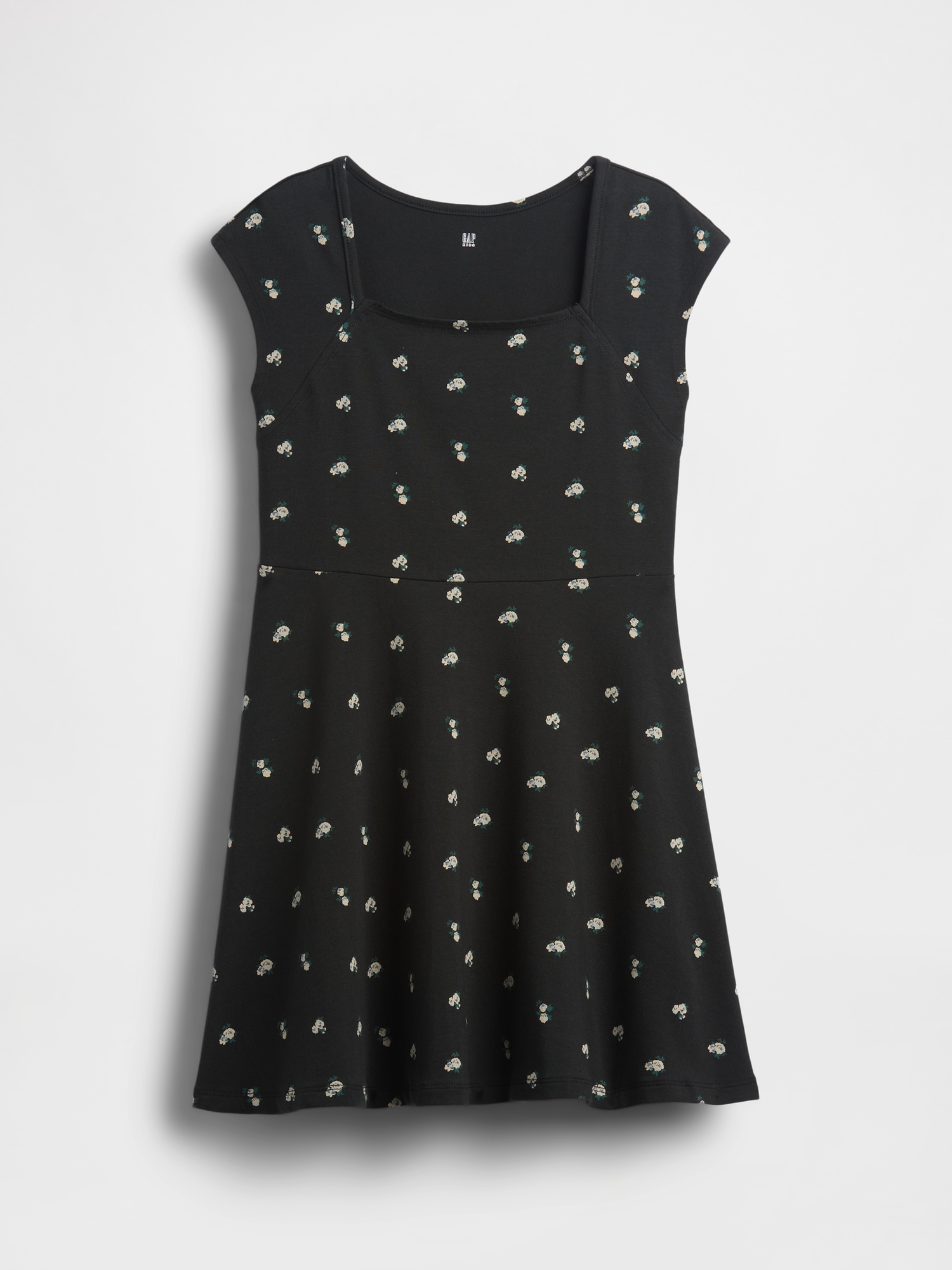 Kids Jersey Square-Neck Dress