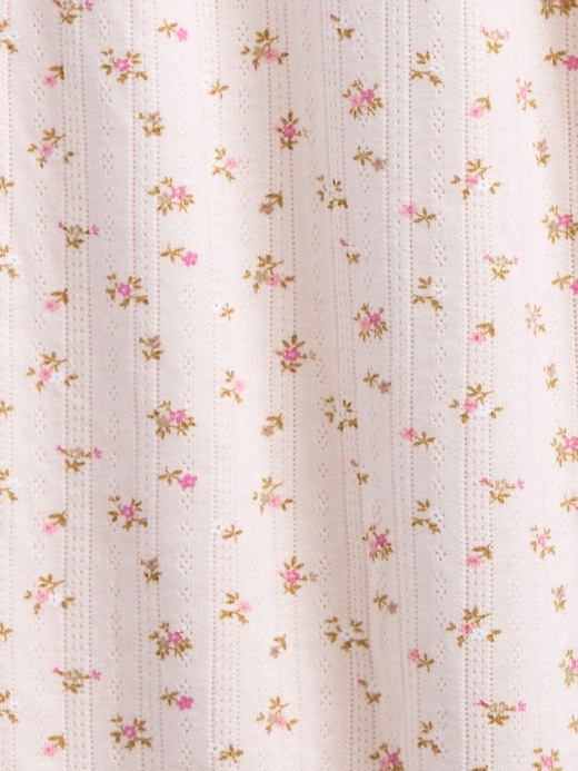 L'image numéro 5 présente Pantalon de pyjama en tricot pointelle