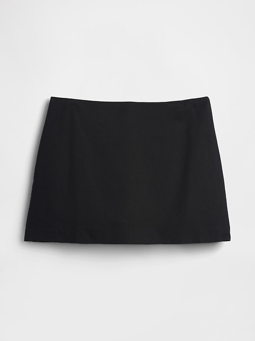 Image number 6 showing, Linen-Blend Mini Skort