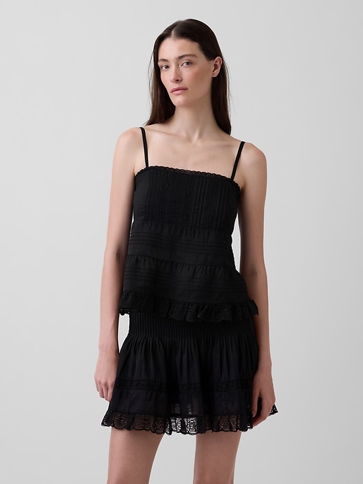 Image number 1 showing, Lace-Trim Cami