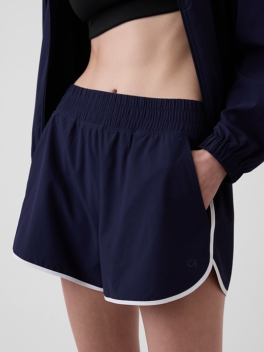 Image number 6 showing, GapFit Tech High Rise Running Shorts