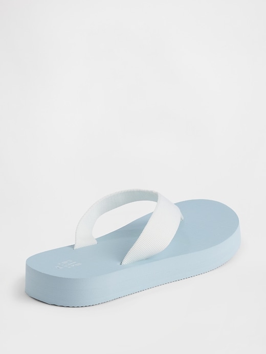 Image number 3 showing, Kids Canvas Flip Flops