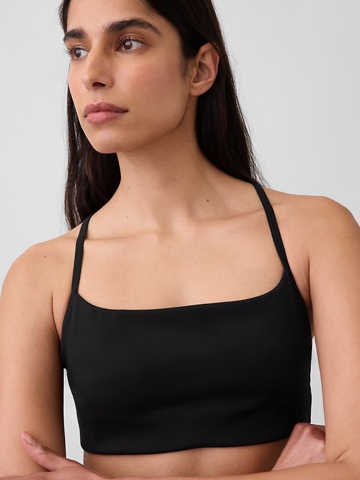 Image number 3 showing, GapFit Smooth Racerback Sports Bra