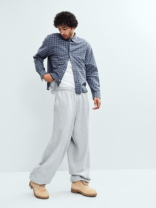 L'image numéro 7 présente Pantalon ballon en coton ouaté VintageDoux