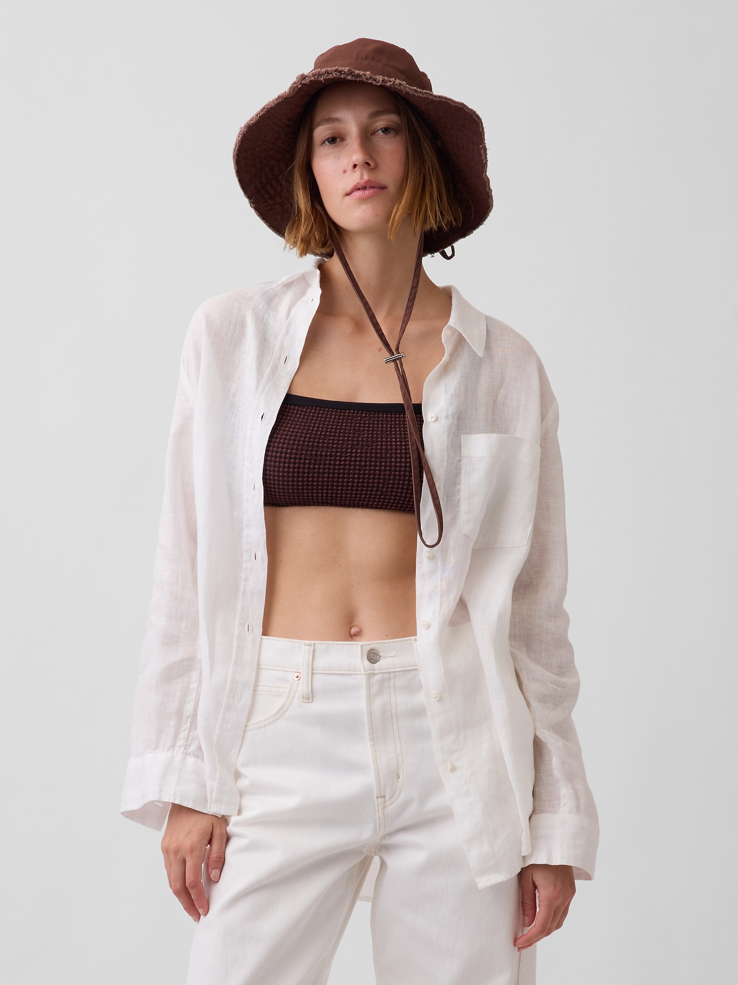 Frayed Bucket Hat