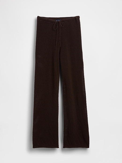 Image number 7 showing, 100% Cotton Crochet Sweater Pants