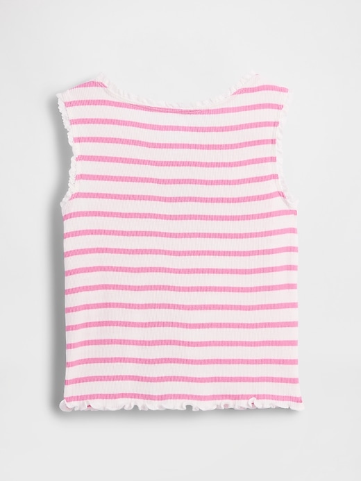 Image number 3 showing, Baby & Toddler Graphic Stripe Rib Tank Top