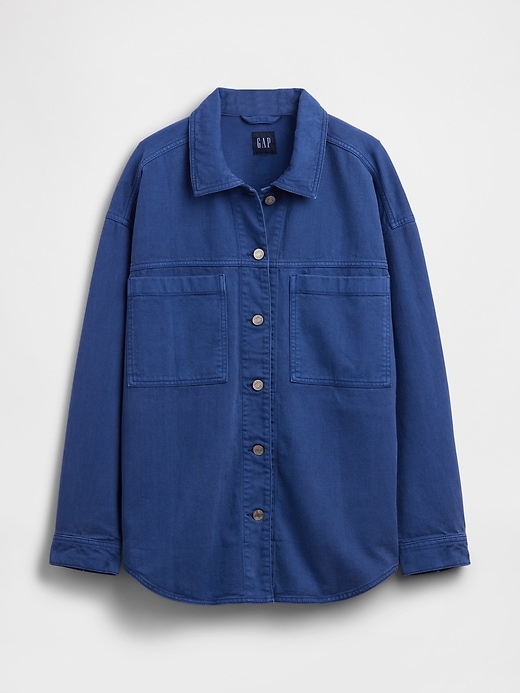 Image number 5 showing, Oversized Shirt Jacket