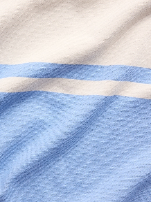 Image number 4 showing, French Terry Oversized Polo Sweatshirt