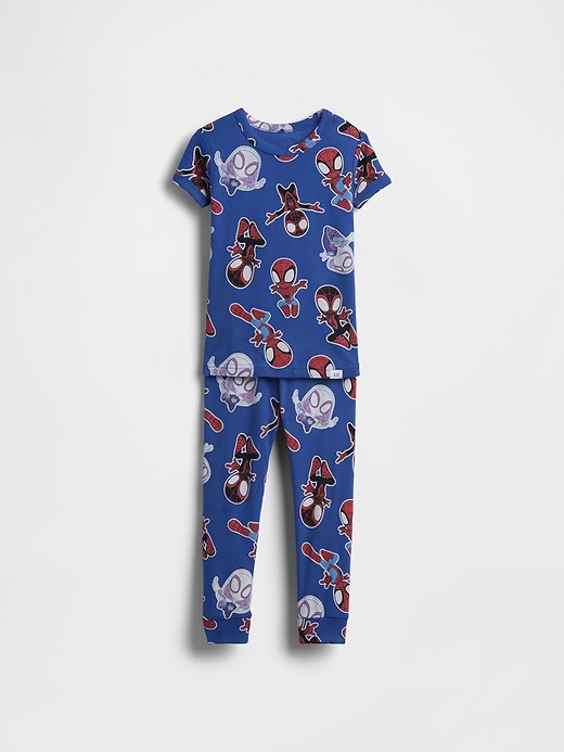 Image number 1 showing, Baby & Toddler Marvel Organic Brushed Cotton PJ Set