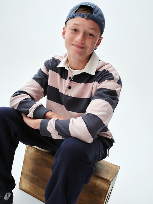 L'image numéro 4 présente Polo décontracté en jersey pour Enfant