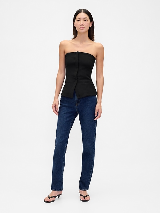 Image number 2 showing, Strapless BiStretch Corset Top