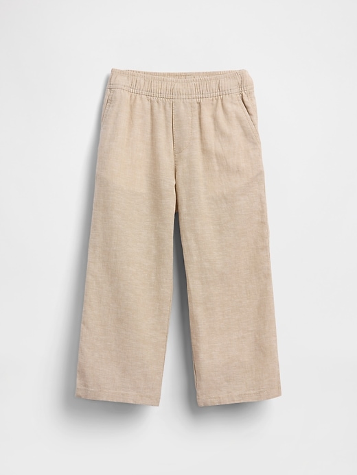 Image number 1 showing, Baby & Toddler Linen-Cotton Pull-On Pants