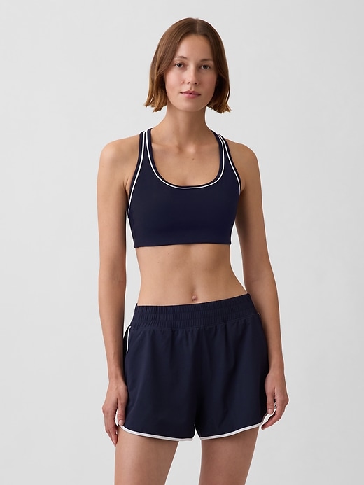 Image number 1 showing, GapFit Smooth Medium Impact Racerback Sports Bra