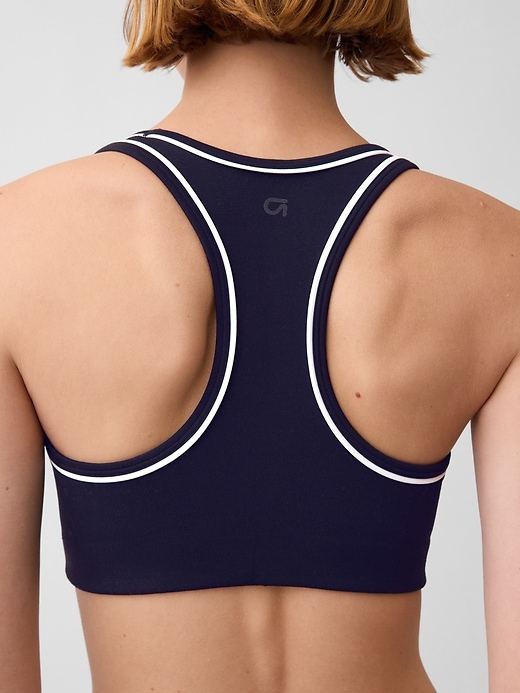 Image number 3 showing, GapFit Smooth Medium Impact Racerback Sports Bra