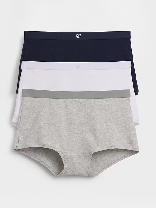 Image number 1 showing, Organic Stretch Cotton Logo Shorty (3-Pack)