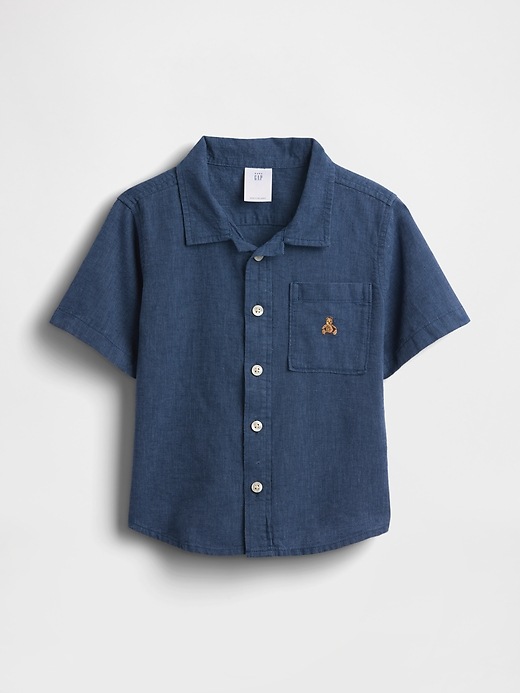 Image number 1 showing, Baby & Toddler Linen-Cotton Shirt