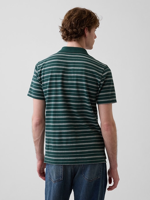 L'image numéro 3 présente Polo en piqué