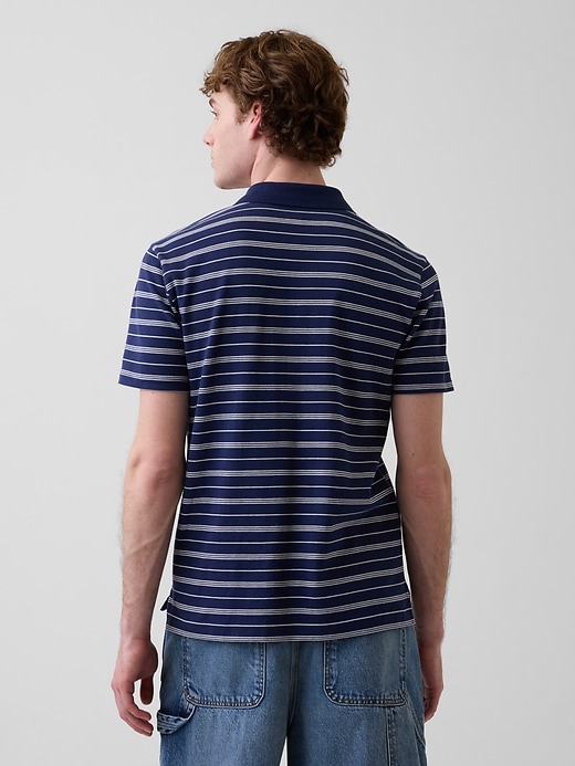 L'image numéro 3 présente Polo en piqué