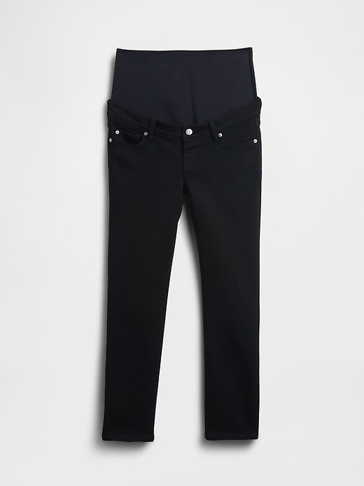 L'image numéro 5 présente Jean étroit à panneau intégral de Maternité