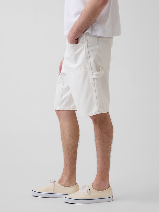 Image number 3 showing, 9" Loose Denim Carpenter Shorts